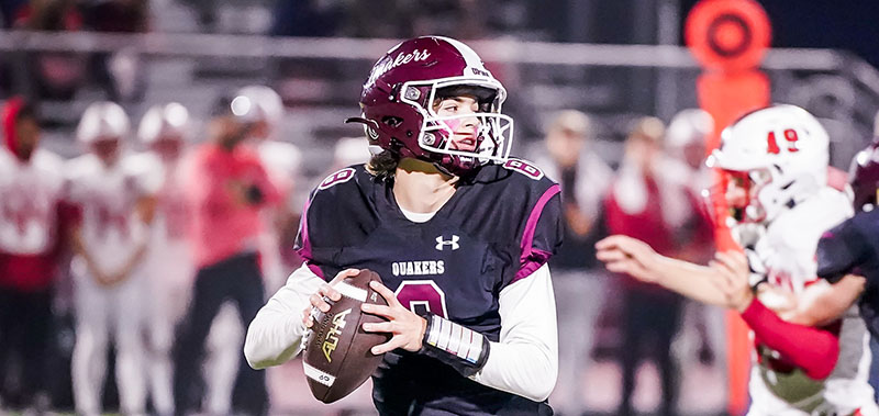 Brady Ciano about to throw the ball