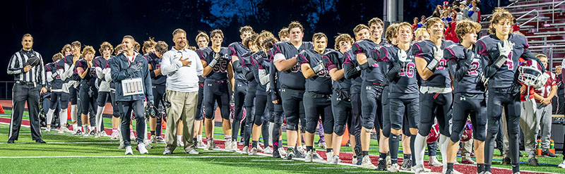 Orchard Park Quakers Football ready for the game