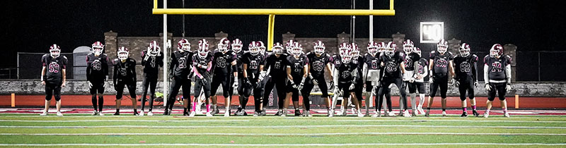 Orchard Park about to run onto the field
