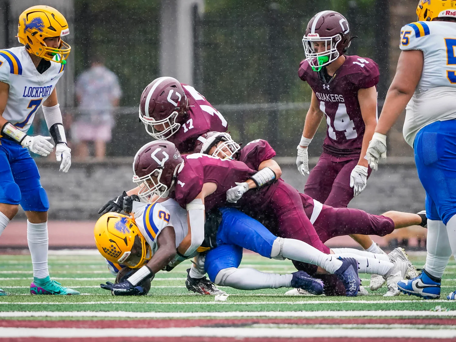 OP Defense brining down the Lockport RB